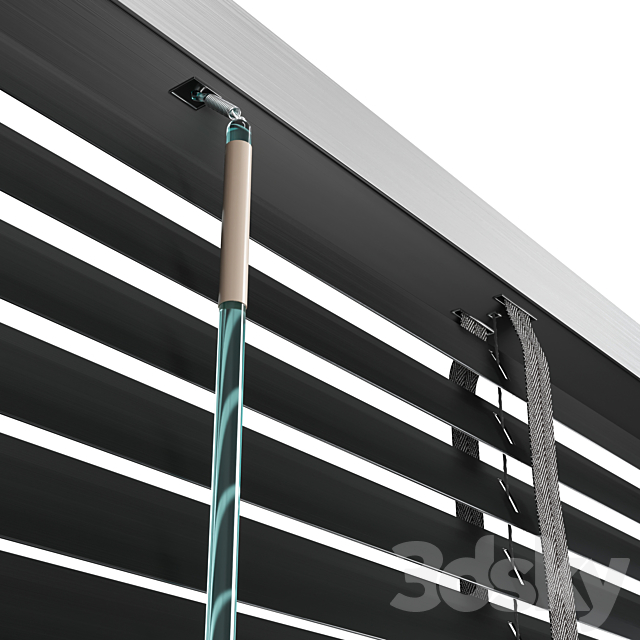 Metal Blinds black 1500 in 35mm 3DSMax File - thumbnail 3