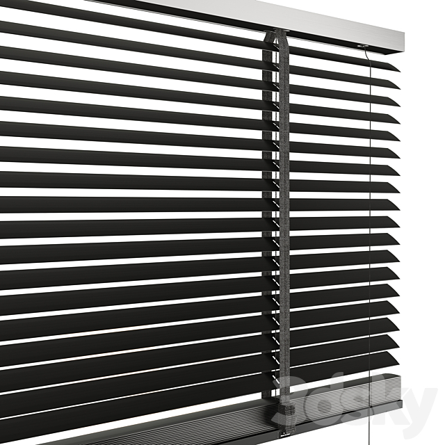 Metal blinds black & gray 3ds Max - thumbnail 3