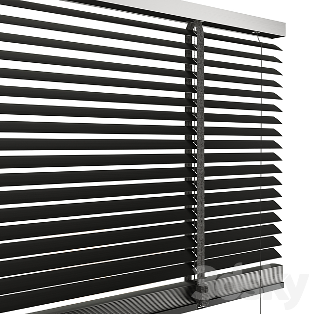 Metal blinds black & gray 3dsMax Model - thumbnail 3