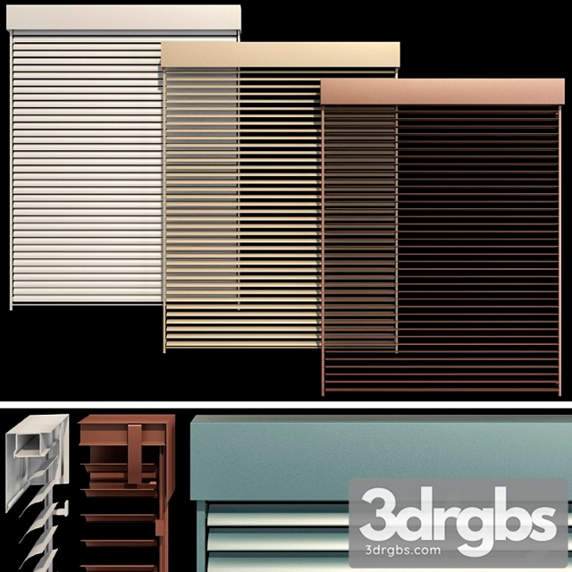 Metal Blinds For Windows And Doors 3dsmax Download - thumbnail 1