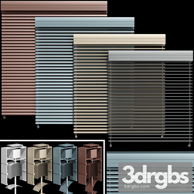 Metal Blinds For Windows And Doors Metal Blinds For Windows And Doors 7 3dsmax Download - thumbnail 1