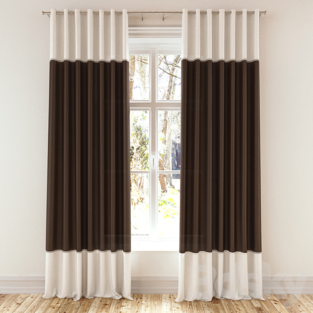 Modern Curtain 3DSMax File - thumbnail 1