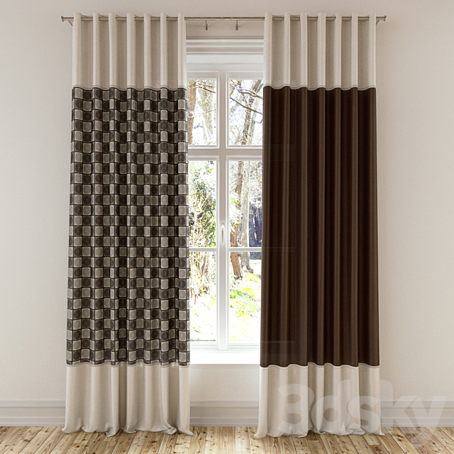 Modern Curtain 3DSMax File - thumbnail 2