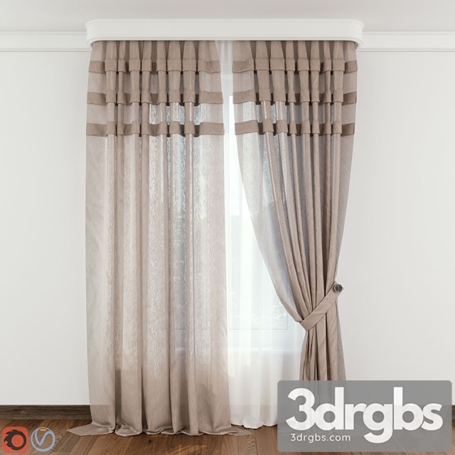 Modern Curtain 7 1 3dsmax Download - thumbnail 1