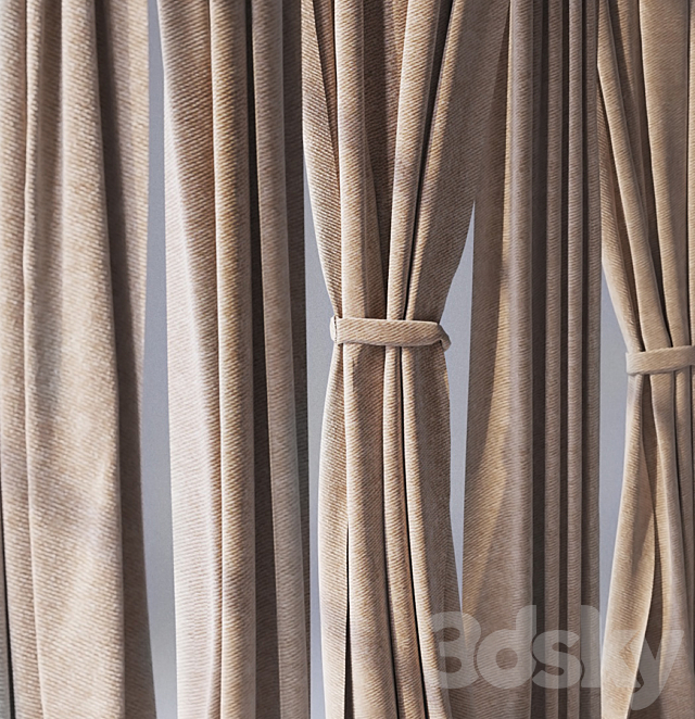 modern curtain02 3DSMax File - thumbnail 2