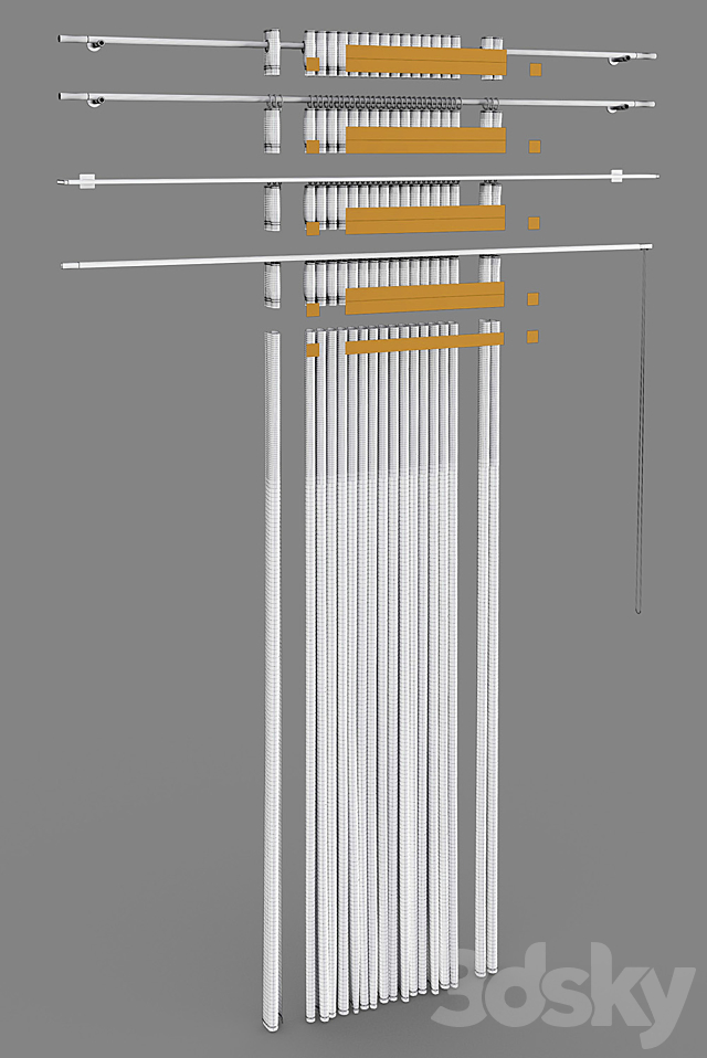 Narrow Curtain Constructor 3ds Max - thumbnail 3