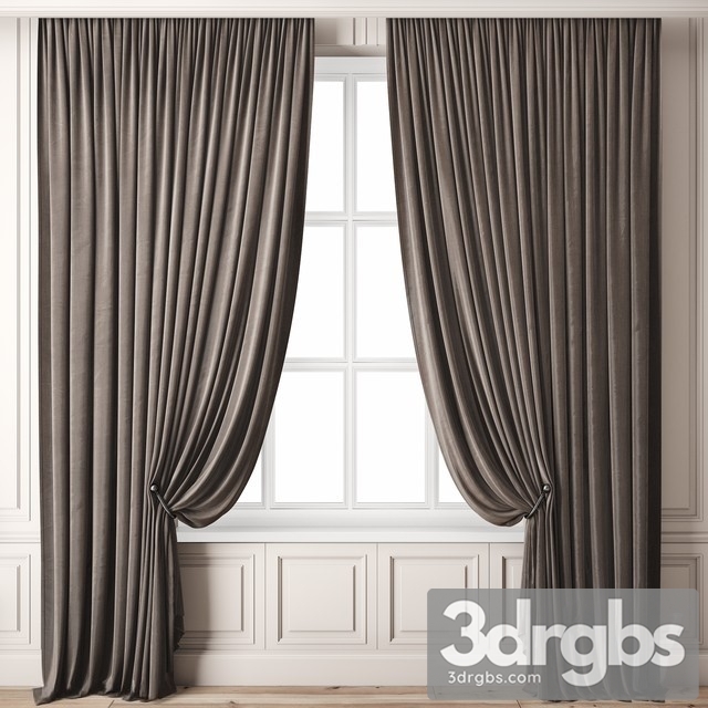 Neoclassic Curtain 78 3dsmax Download - thumbnail 1