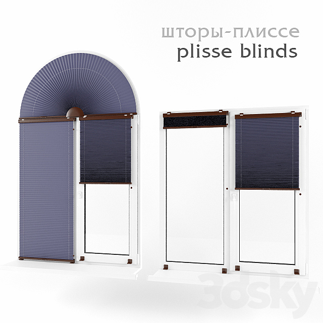 Pleated blinds 3DSMax File - thumbnail 1