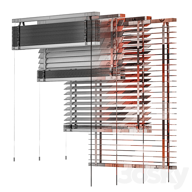 PVC Blind 1150 in 45 mm 3DS Max Model - thumbnail 7