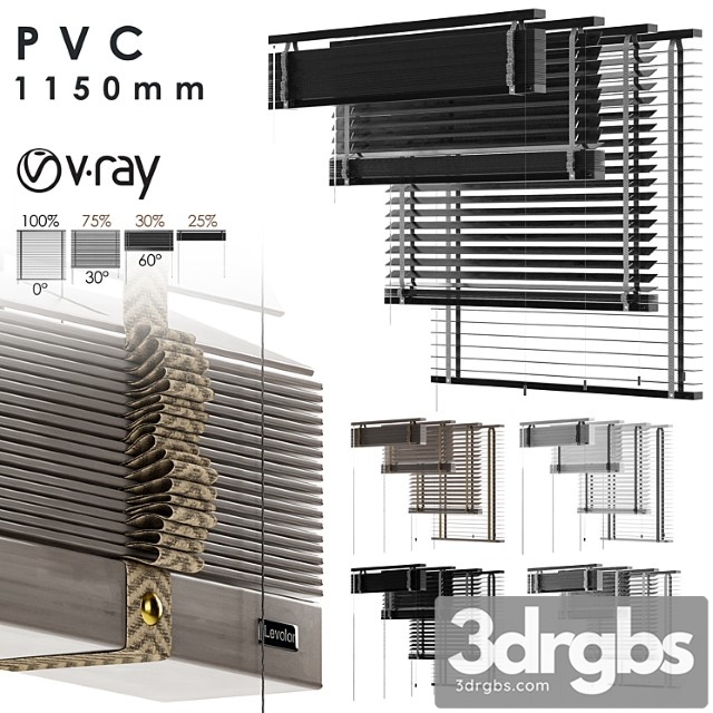 Pvc blind 1150 in 45 mm-vray - thumbnail 1