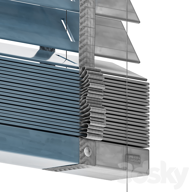 PVC Blind 1500 in 45 mm 3DS Max Model - thumbnail 3