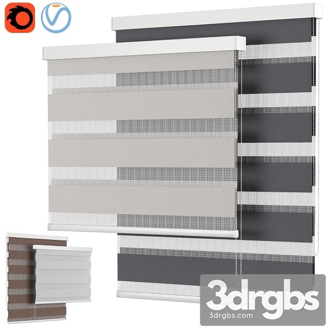 Roller Blind 105 3dsmax Download - thumbnail 1