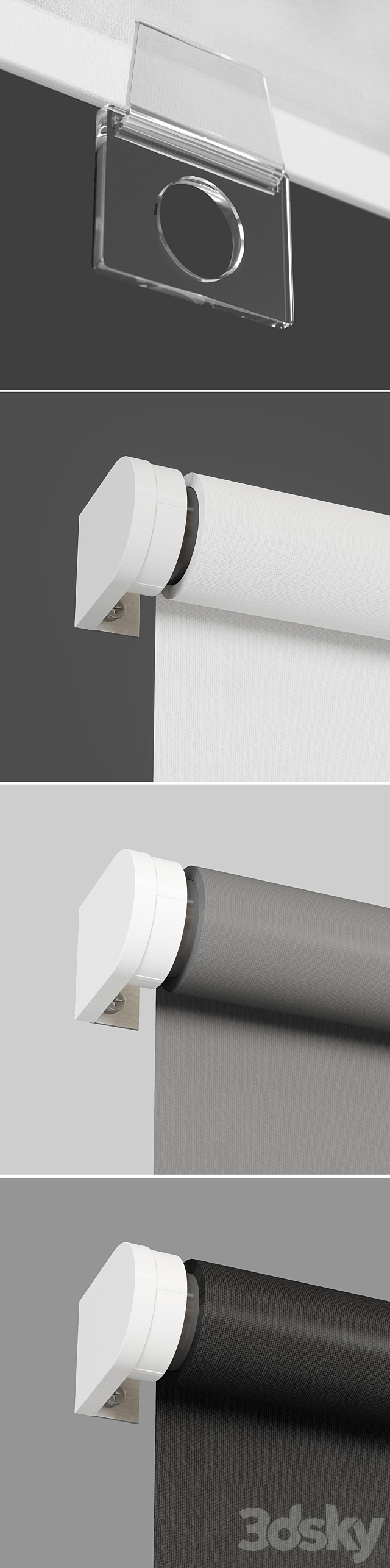 Roller blind Ikea Tuppler 3DSMax File - thumbnail 2