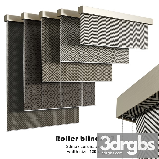 Roller blinds 07 3dsmax Download - thumbnail 1