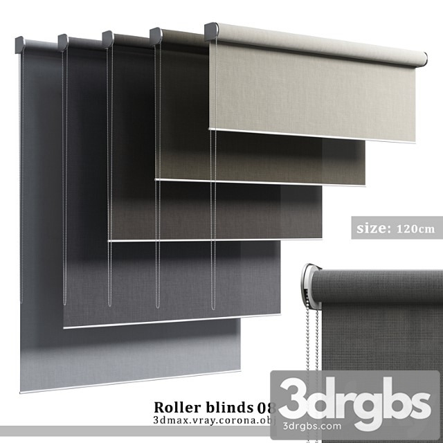 Roller Blinds 08 3dsmax Download - thumbnail 1