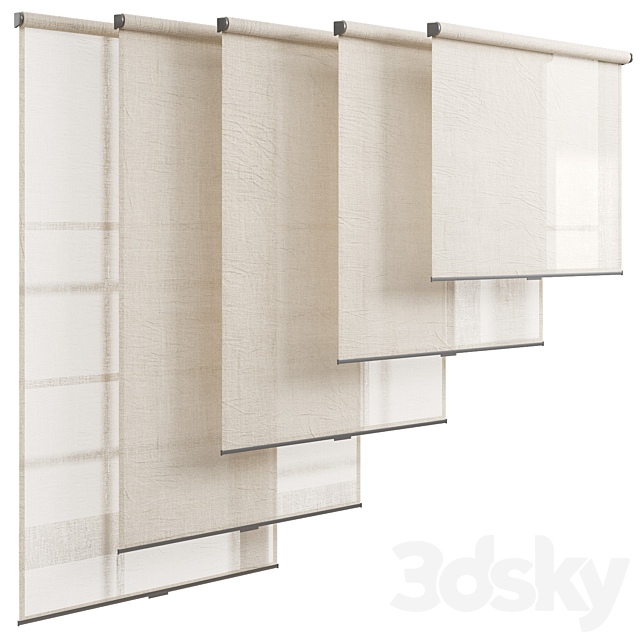 Roller blinds 27_ roller blinds 3ds Max - thumbnail 3