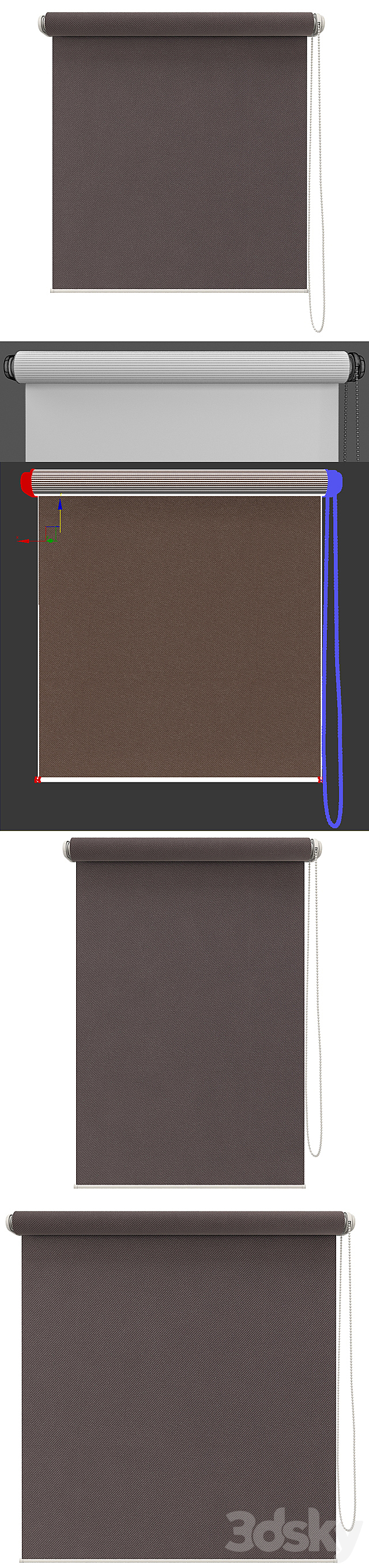 Roller blinds 3DSMax File - thumbnail 3