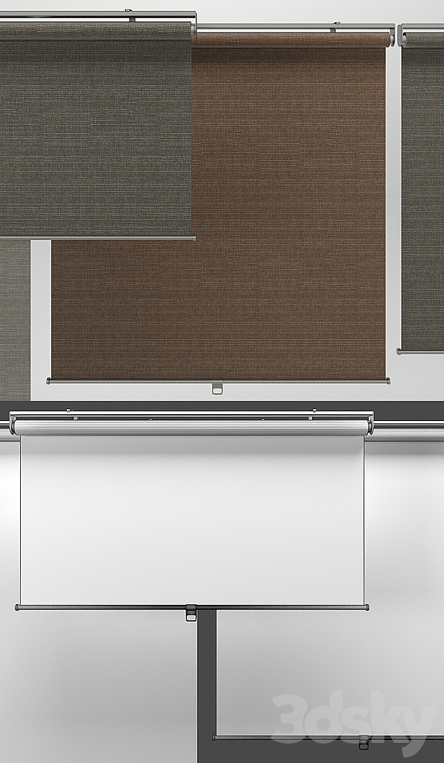 Roller blinds IKEA 3DS Max Model - thumbnail 3