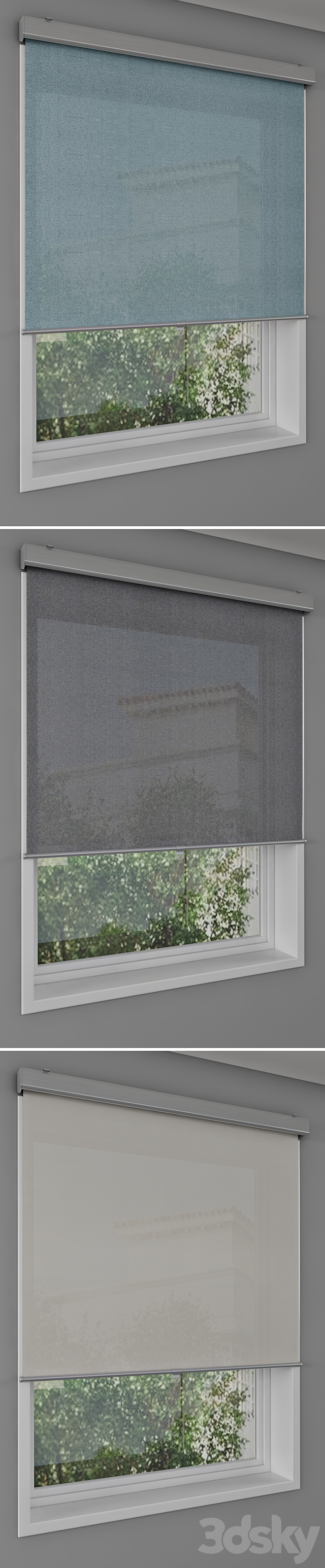 Roller blinds IKEA – TRETUR and window 3DSMax File - thumbnail 2