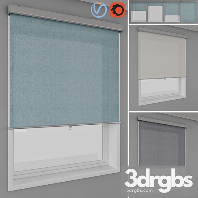 Roller blinds ikea – tretur and window - thumbnail 1