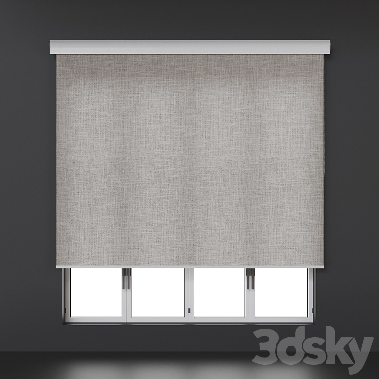 Roller blinds. Set 18 3DS Max Model - thumbnail 2