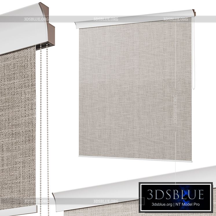 Roller blinds. Set 18 3DS Max - thumbnail 3