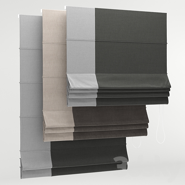 Roman blind 40 3DSMax File - thumbnail 1