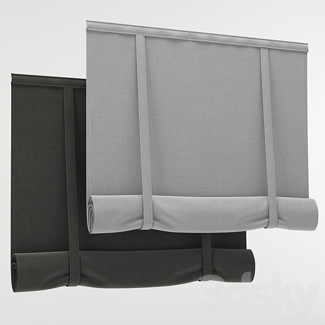 Roman blind 41 3ds Max - thumbnail 1