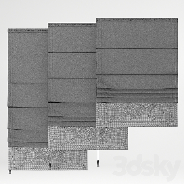 Roman blind 48 3DSMax File - thumbnail 3