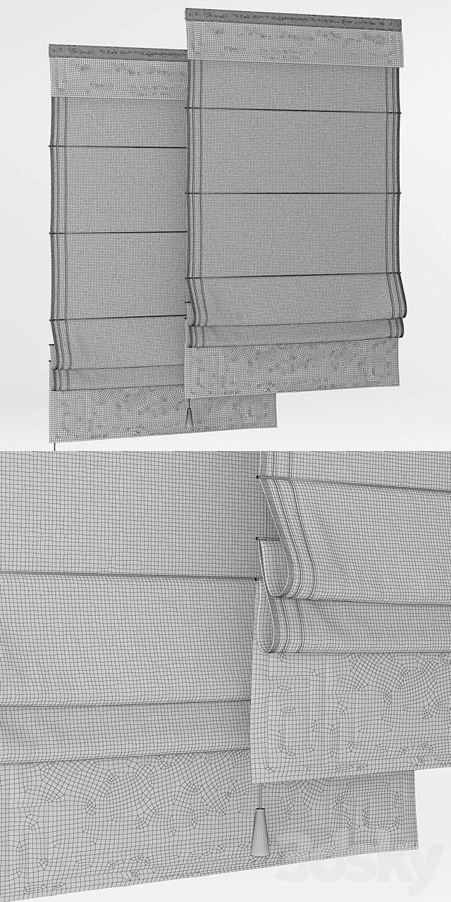 Roman blind 49 3DSMax File - thumbnail 3