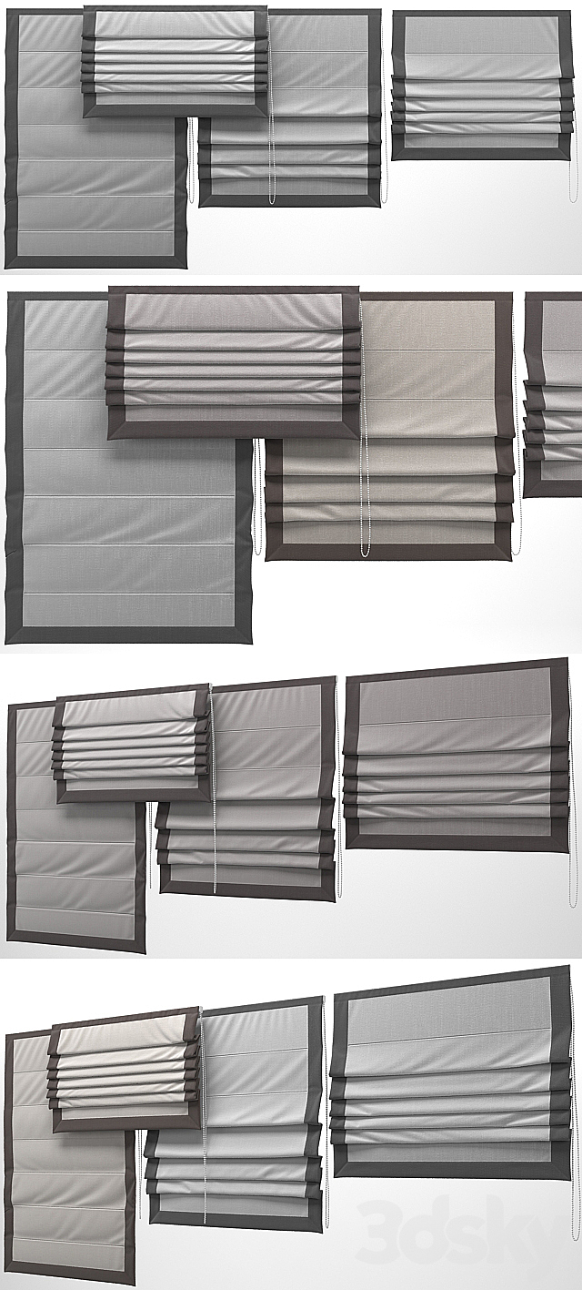 Roman blind 6 3DSMax File - thumbnail 2