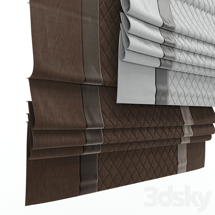 Roman Blind 61 3DS Max - thumbnail 2