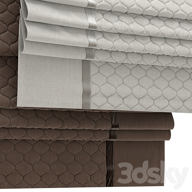 Roman blind 76 3ds Max - thumbnail 2