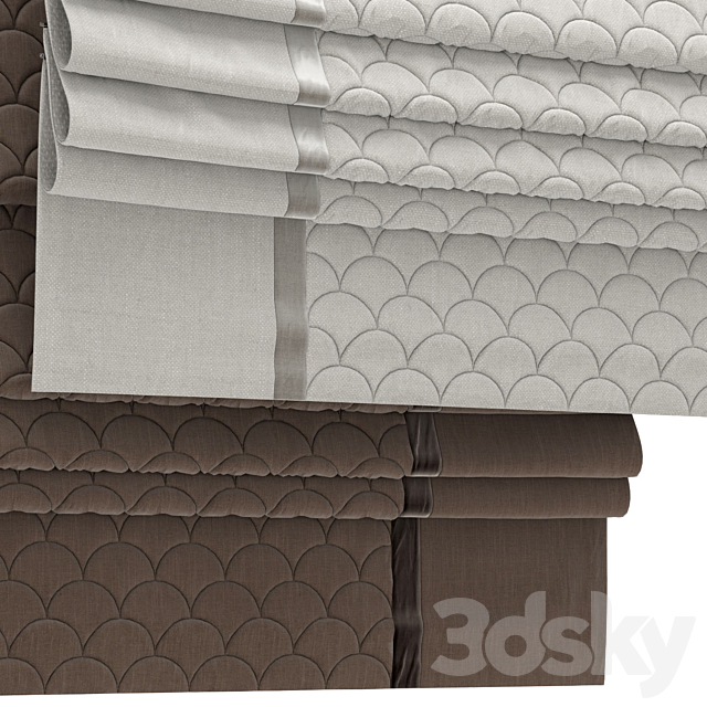 Roman blind 77 3ds Max - thumbnail 2