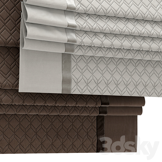 Roman blind 86 3ds Max - thumbnail 2