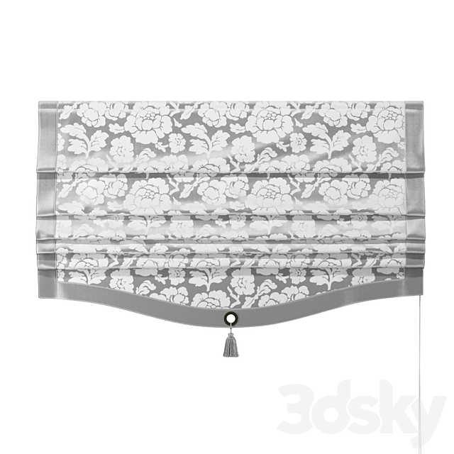 Roman blind AKALIA 02 3ds Max - thumbnail 1