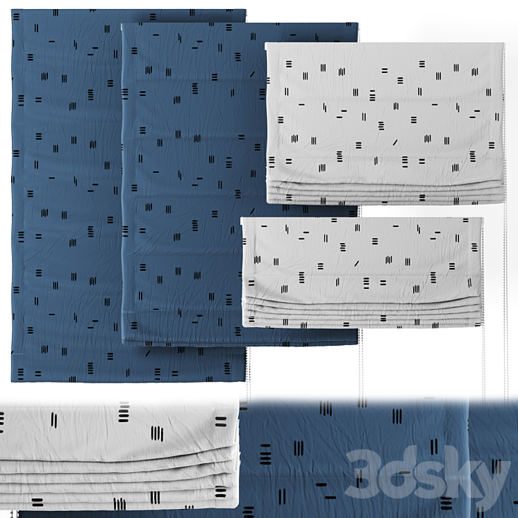 Roman blind_02 3DS Max Model - thumbnail 1