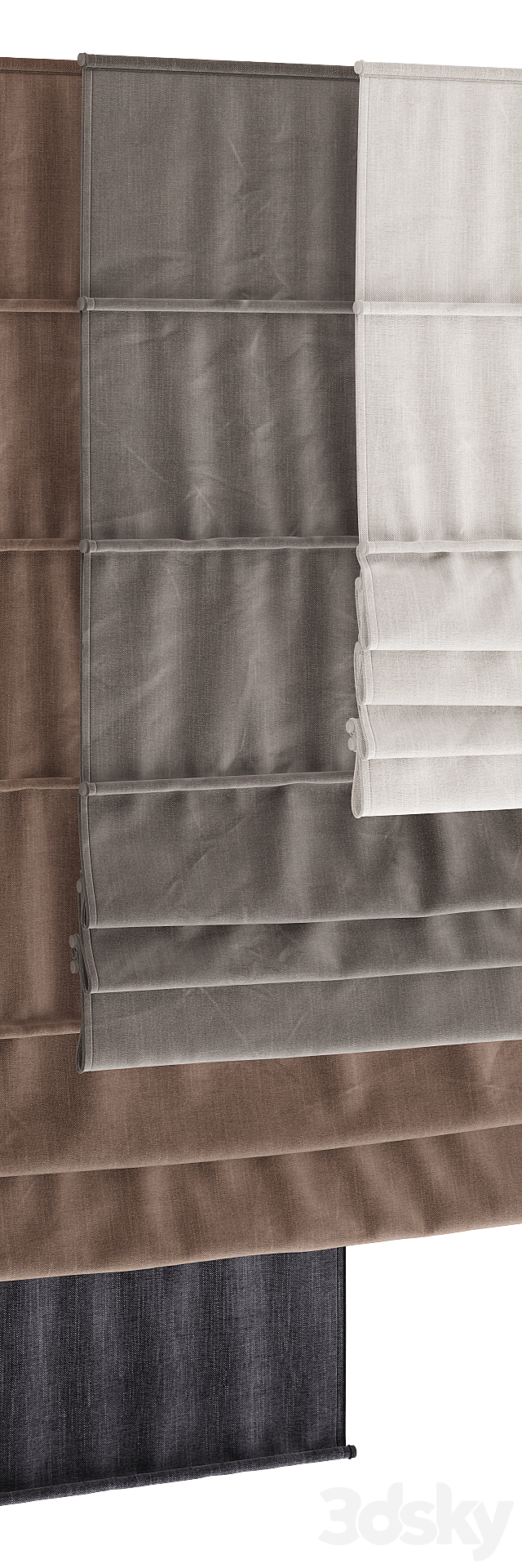 Roman Blinds 12 3DSMax File - thumbnail 2