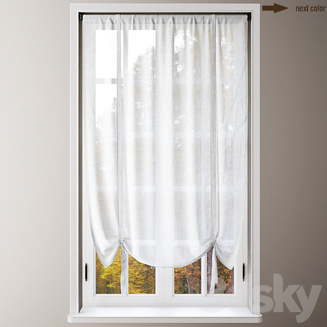 Roman Blinds 13 3DSMax File - thumbnail 1