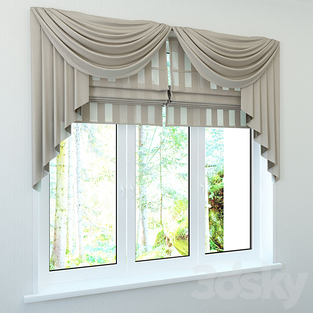 Roman blinds ?2 3DSMax File - thumbnail 1