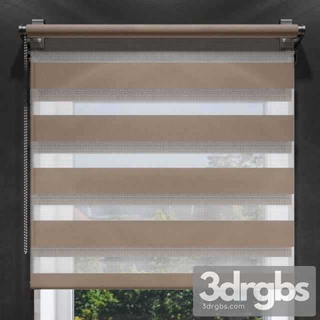 Roman Blinds 2 Layers 3dsmax Download - thumbnail 1