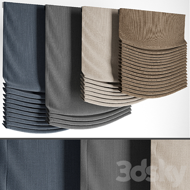 Roman blinds 21 3DSMax File - thumbnail 1