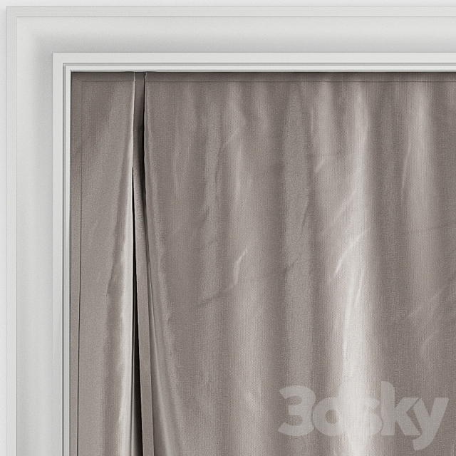 Roman blinds 27 3ds Max - thumbnail 3