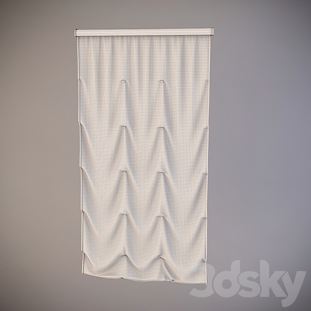 Roman blinds # 3 3DS Max Model - thumbnail 3