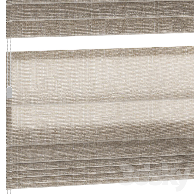 Roman blinds 38 3DS Max Model - thumbnail 3