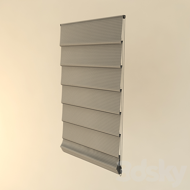 Roman blinds 3DSMax File - thumbnail 3