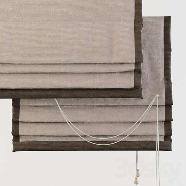 Roman blinds 3DSMax File - thumbnail 2