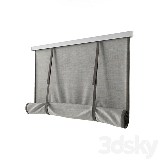 Roman blinds 3DSMax File - thumbnail 1