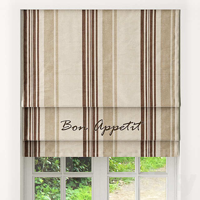 Roman Blinds 4 3DSMax File - thumbnail 2