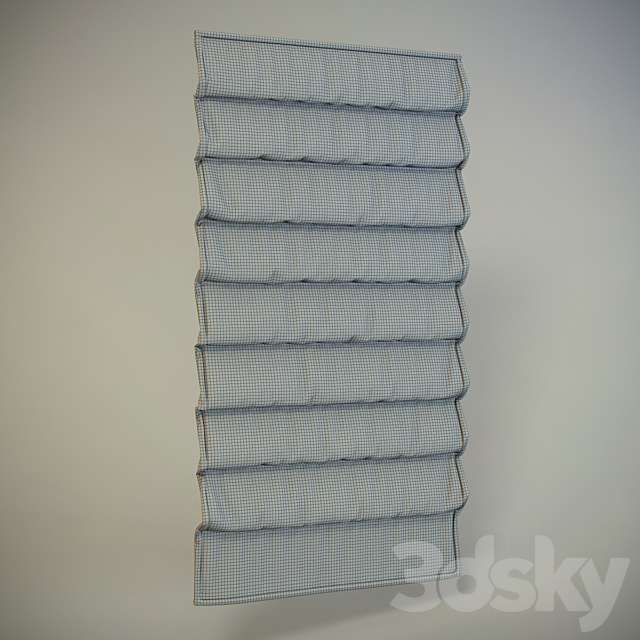 Roman blinds # 4 3DSMax File - thumbnail 3